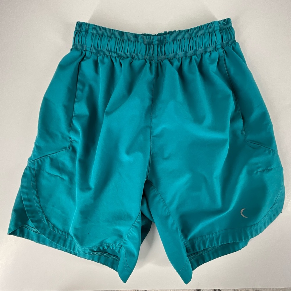 ZYIA Men’s Active Arrival Teal Athletic Shorts Size Small - Picture 2 of 13